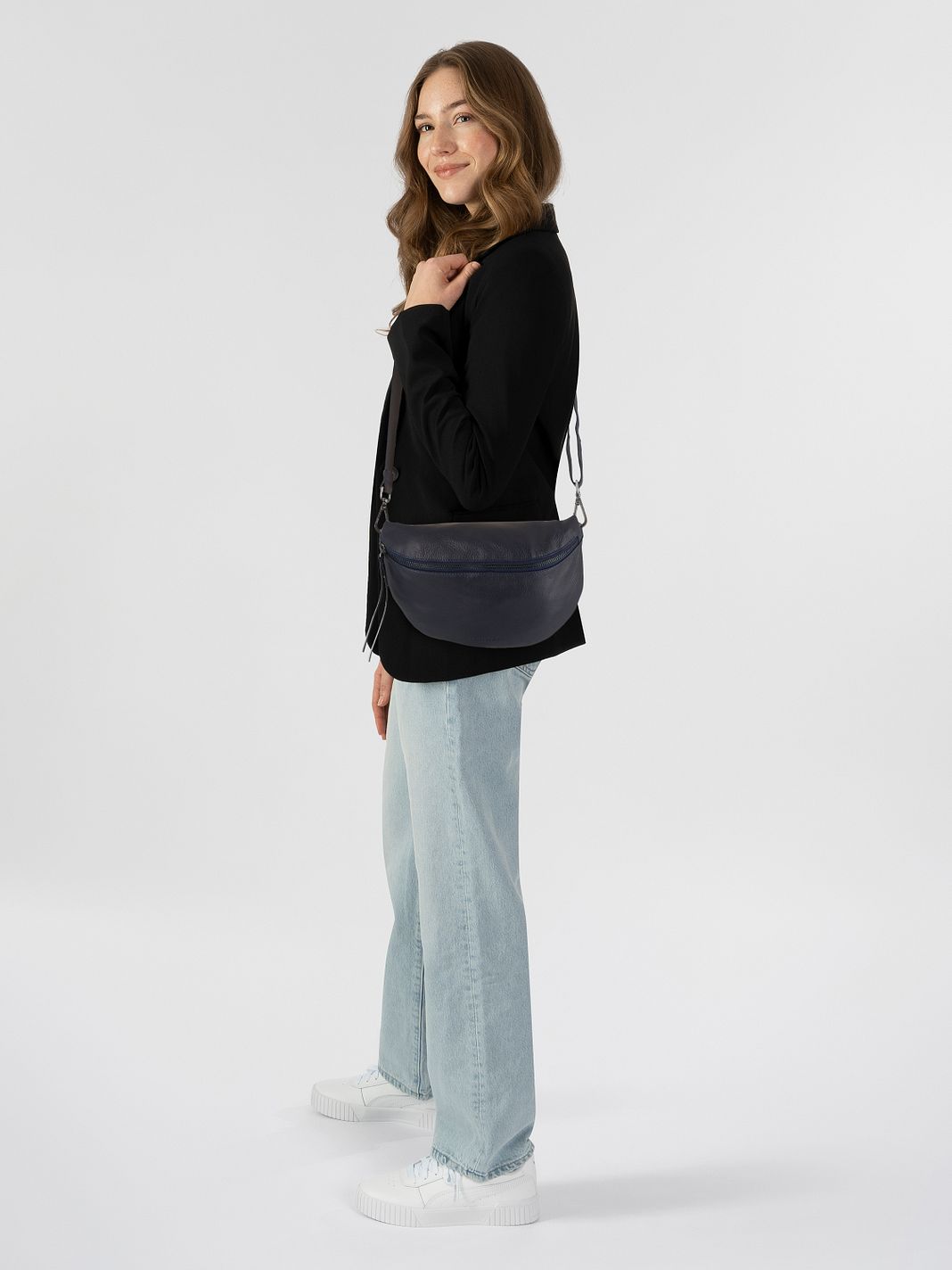Harbour 2nd Just Pure Evi Crossbody taška Kůže 28 cm