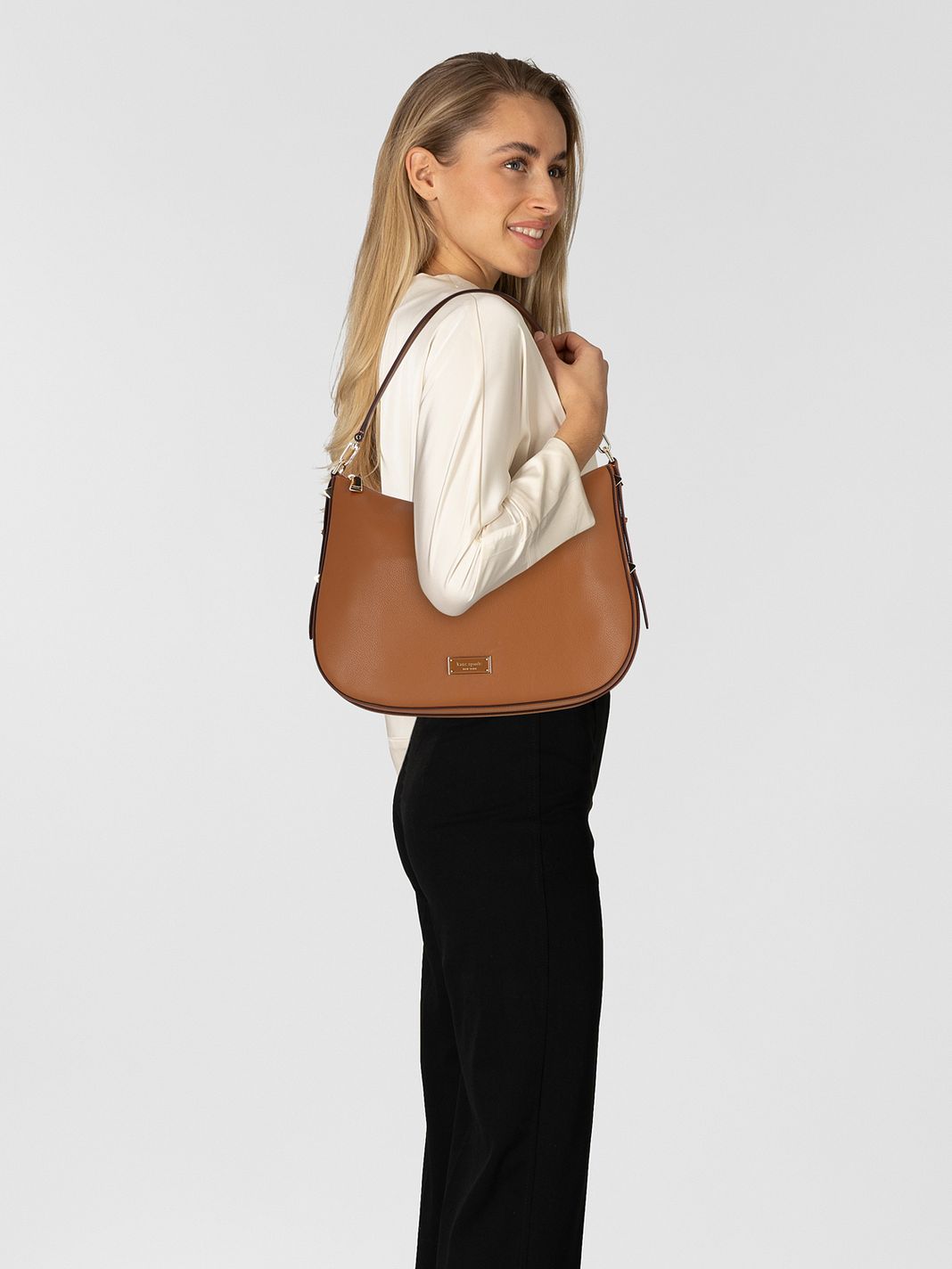Kate Spade New York Liv Skuldertaske Læder 35.5 cm Kate Spade New York Liv Skuldertaske Læder 35.5 cm