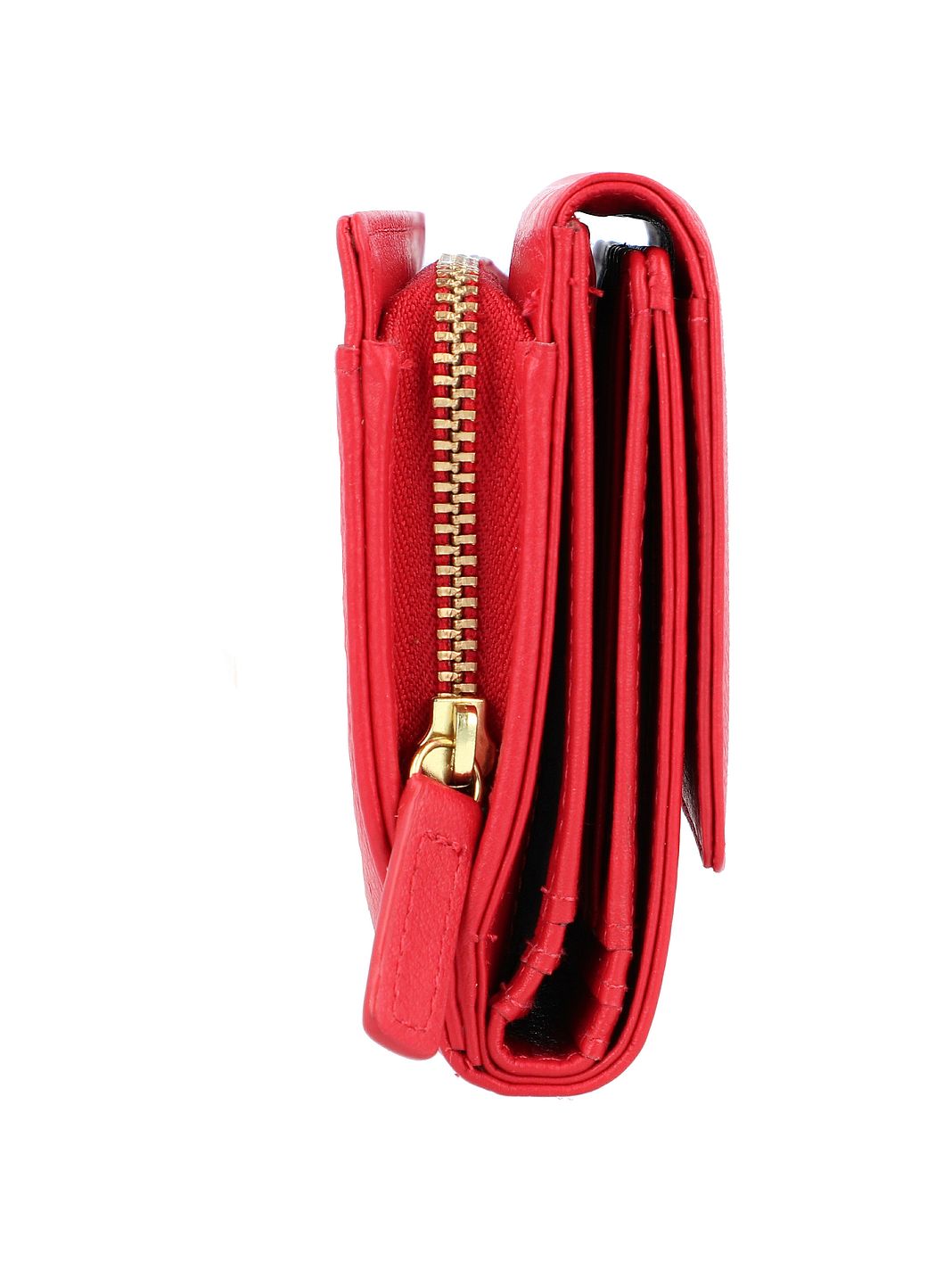 L.CREDI Evelyn Portafoglio Protezione RFID Vera Pelle 14.5 cm