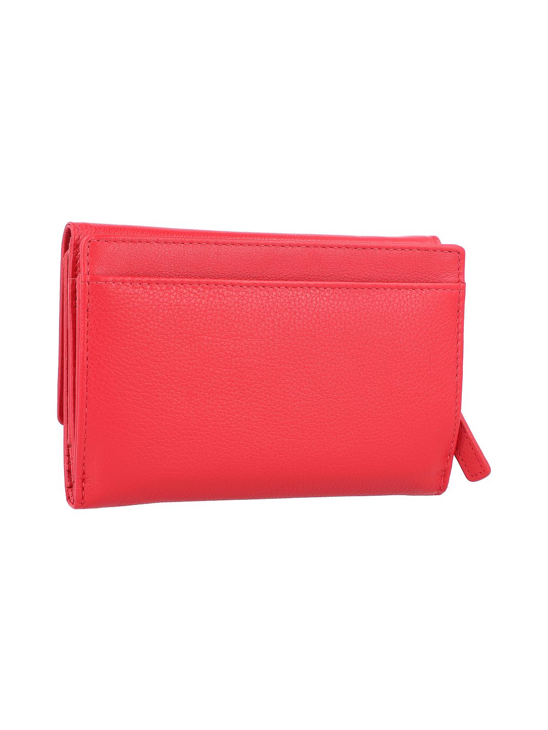 L.CREDI Evelyn Portafoglio Protezione RFID Vera Pelle 14.5 cm