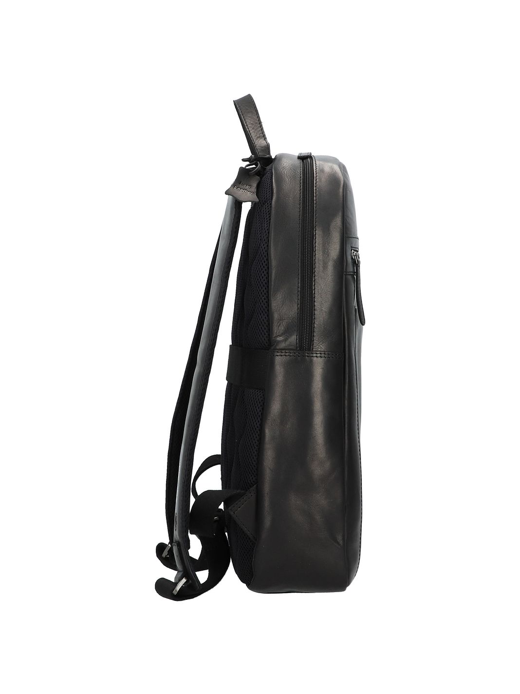 Greenburry Pure Black Daypack Læder 46 cm Laptoprum Greenburry Pure Black Daypack Læder 46 cm Laptoprum