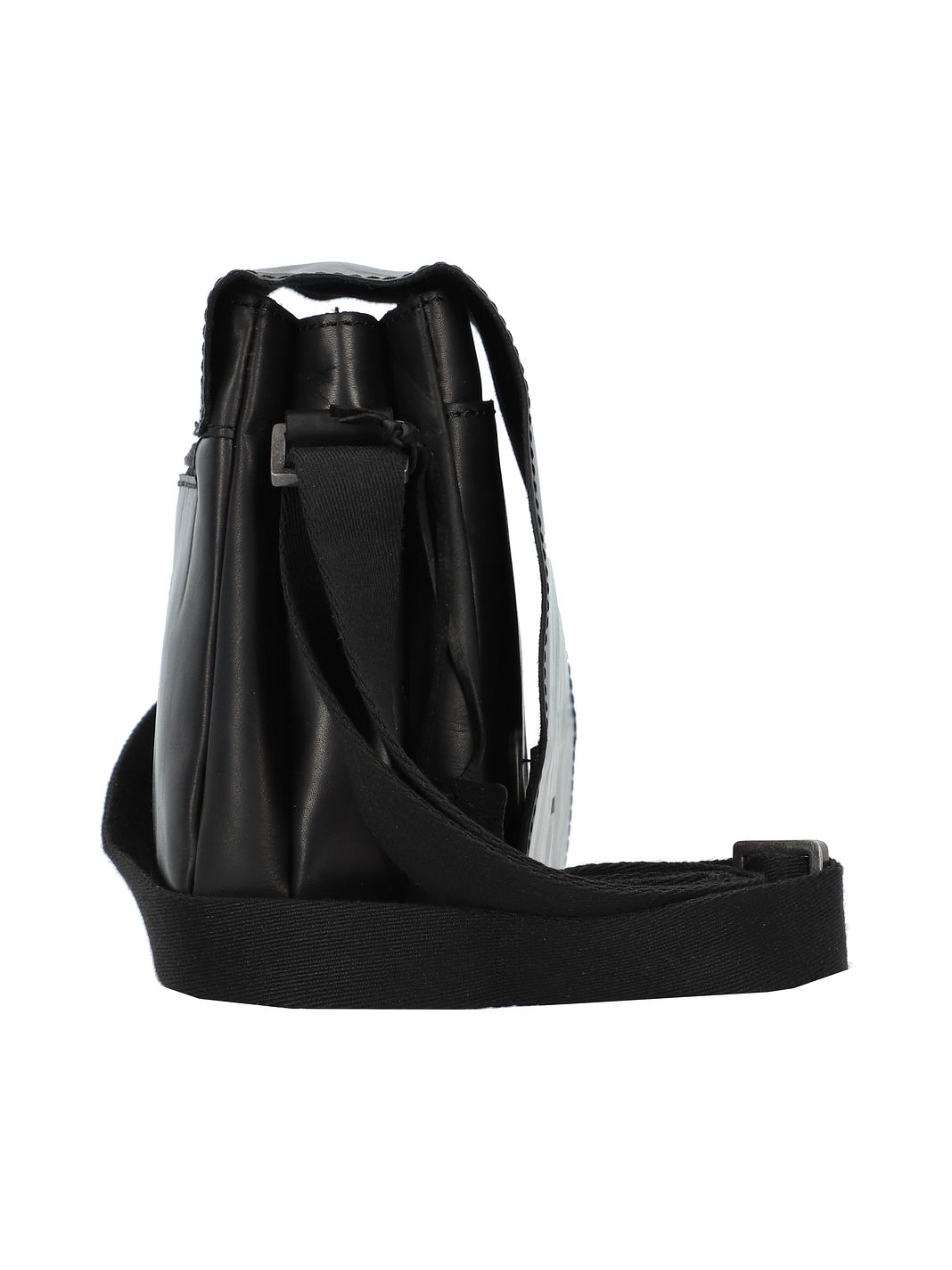 Greenburry Pure Black Borsa a tracolla Vera Pelle 25 cm Greenburry Pure Black Borsa a tracolla Vera Pelle 25 cm