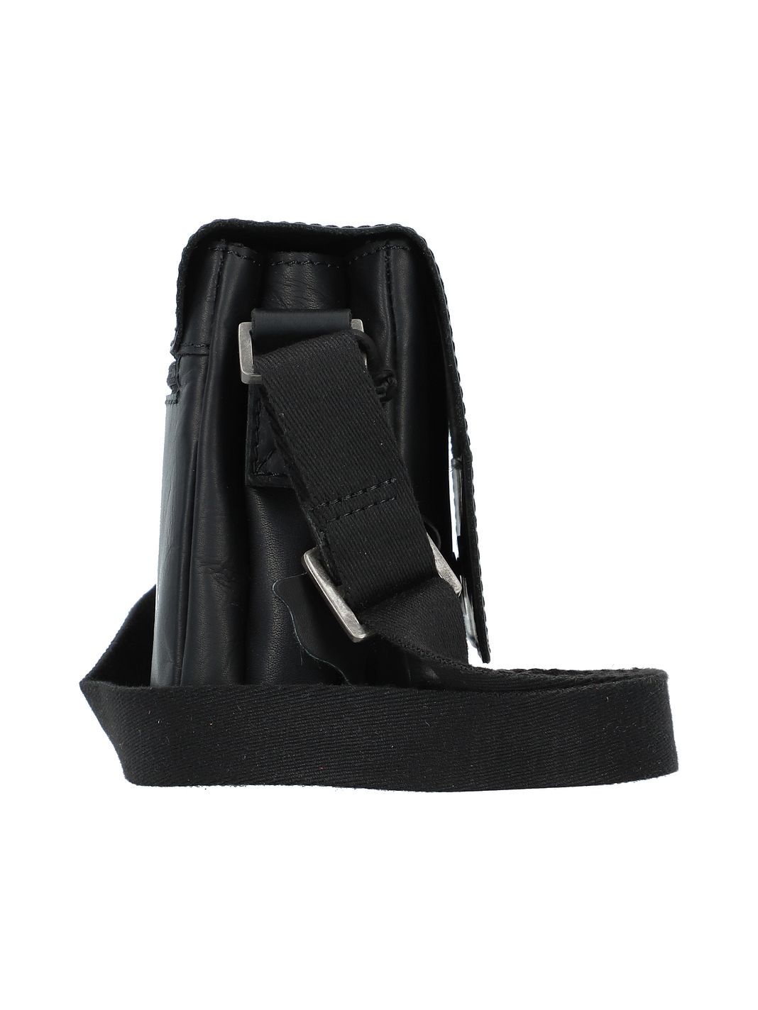 Greenburry Pure Black Crossbody taske Læder 23 cm