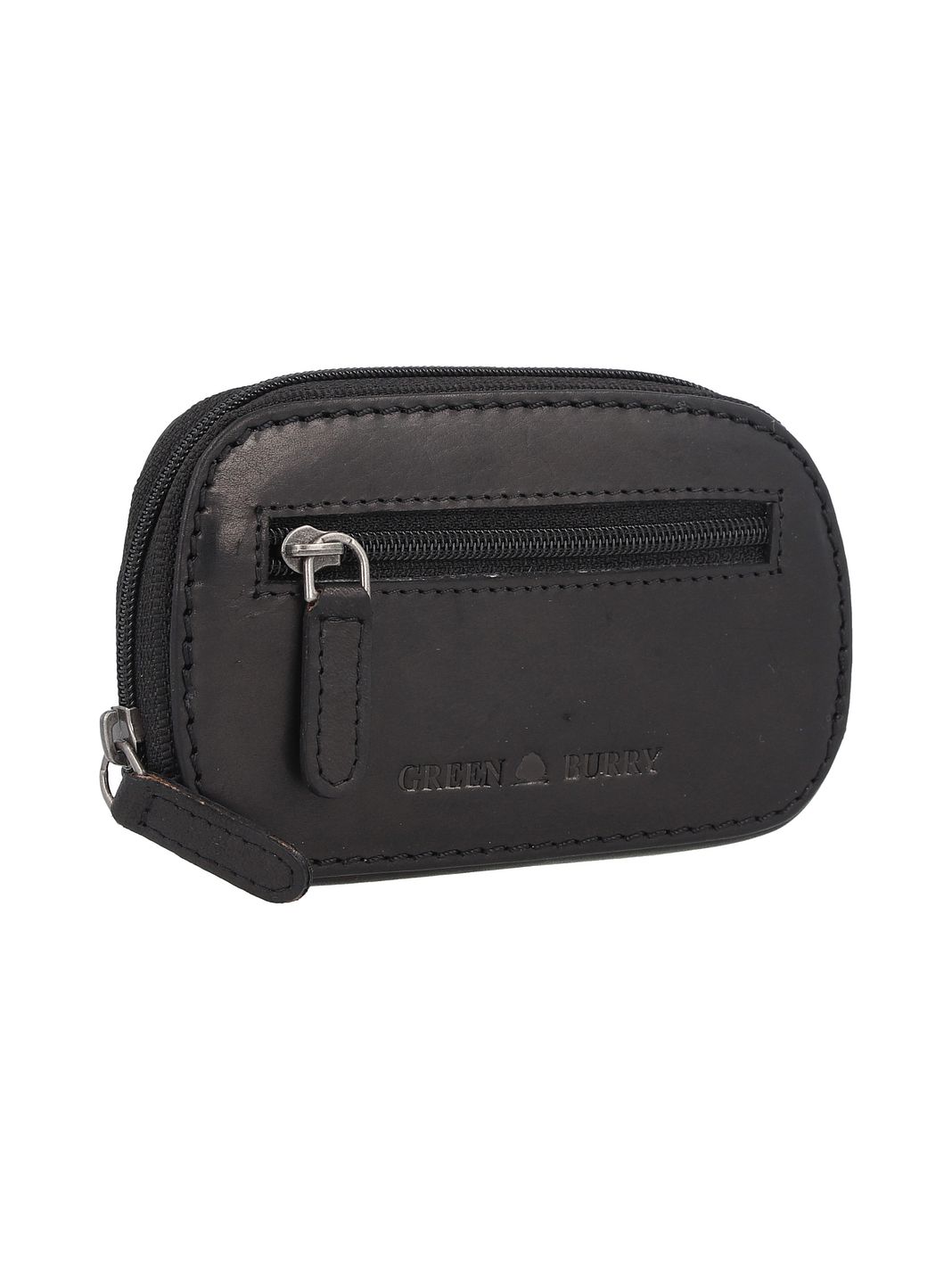 Greenburry Pure Black Nøgletui Læder 12 cm Greenburry Pure Black Nøgletui Læder 12 cm