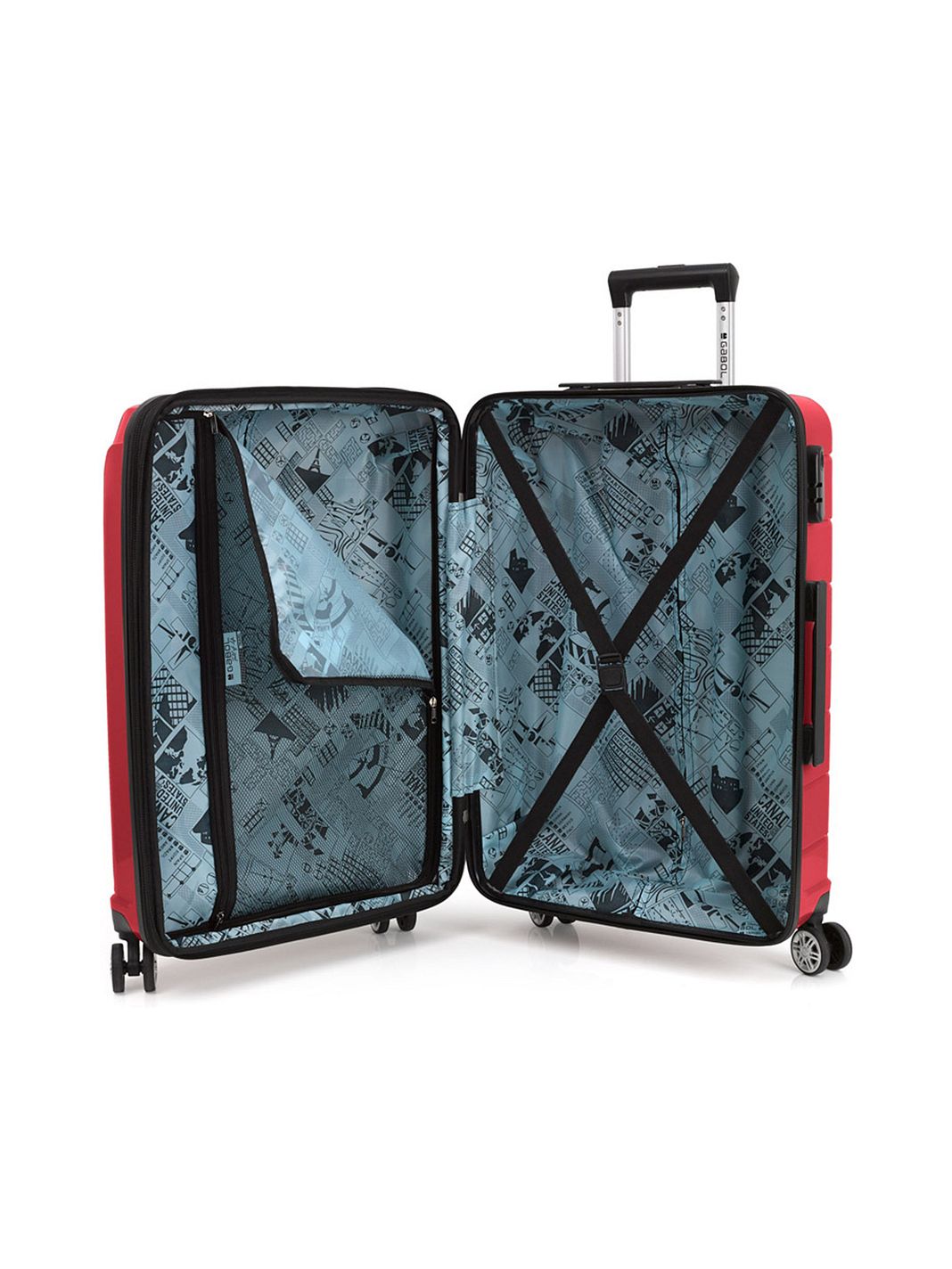 Gabol Midori 4 ruote Set di valigie 3 pezzi espandibile Gabol Midori 4 ruote Set di valigie 3 pezzi espandibile