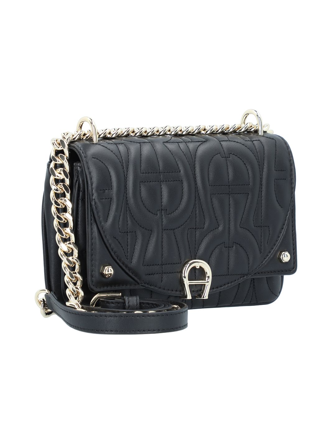 AIGNER Diadora Borsa a tracolla Vera Pelle 21 cm AIGNER Diadora Borsa a tracolla Vera Pelle 21 cm