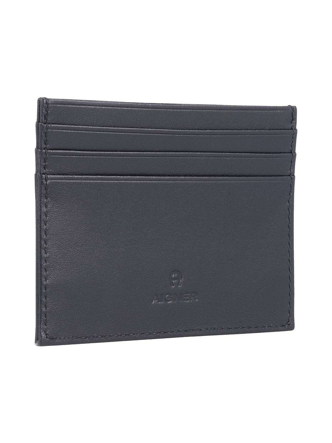 AIGNER Custodia per carta di credito Vera Pelle 10 cm