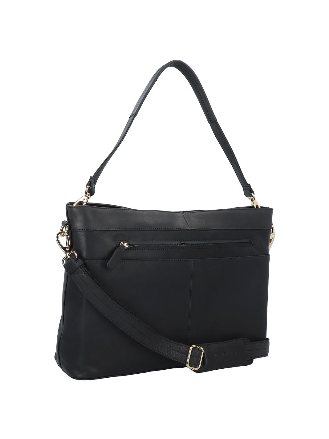 Plevier Structure Millau Borsa a spalla Vera Pelle 43 cm Vano porta PC