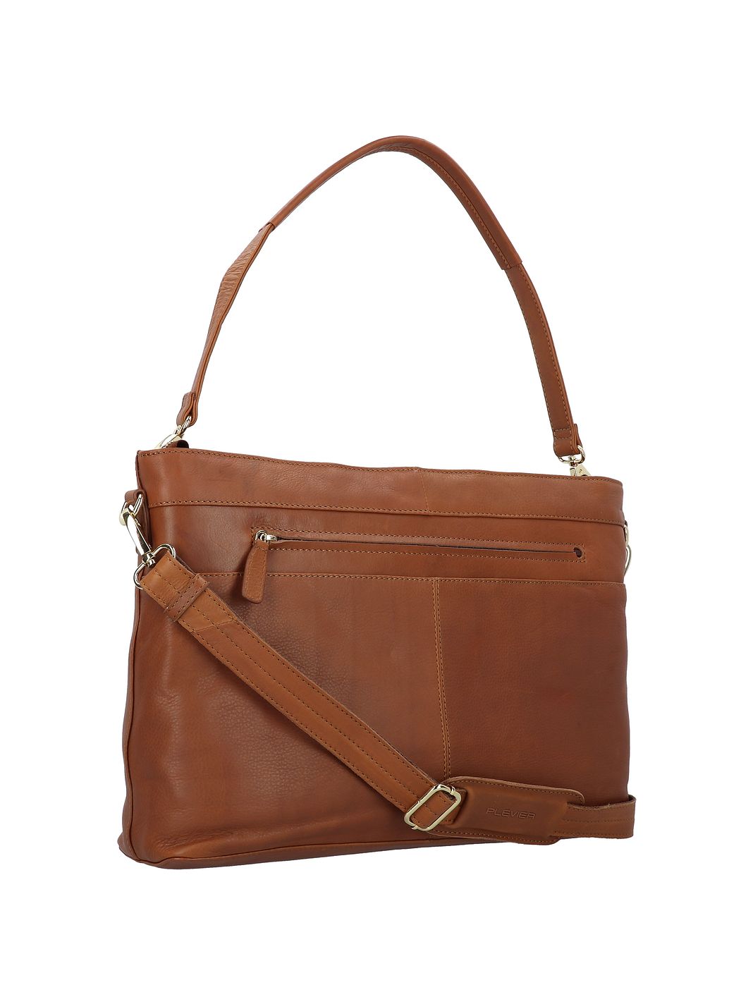 Plevier Structure Millau Borsa a spalla Vera Pelle 43 cm Vano porta PC Plevier Structure Millau Borsa a spalla Vera Pelle 43 cm Vano porta PC