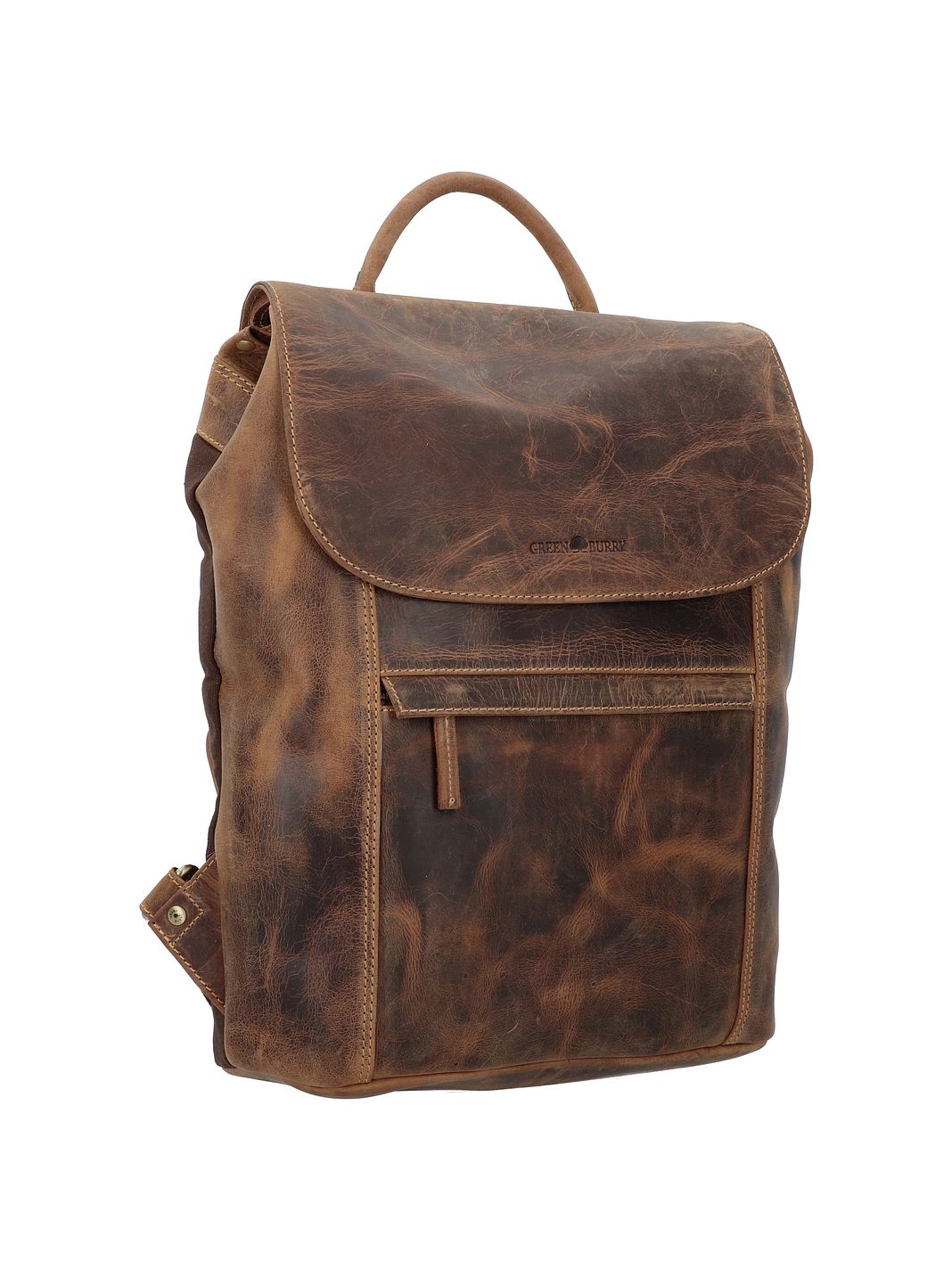 Greenburry Vintage Zaino da giorno Vera Pelle 40 cm Vano porta PC Greenburry Vintage Zaino da giorno Vera Pelle 40 cm Vano porta PC