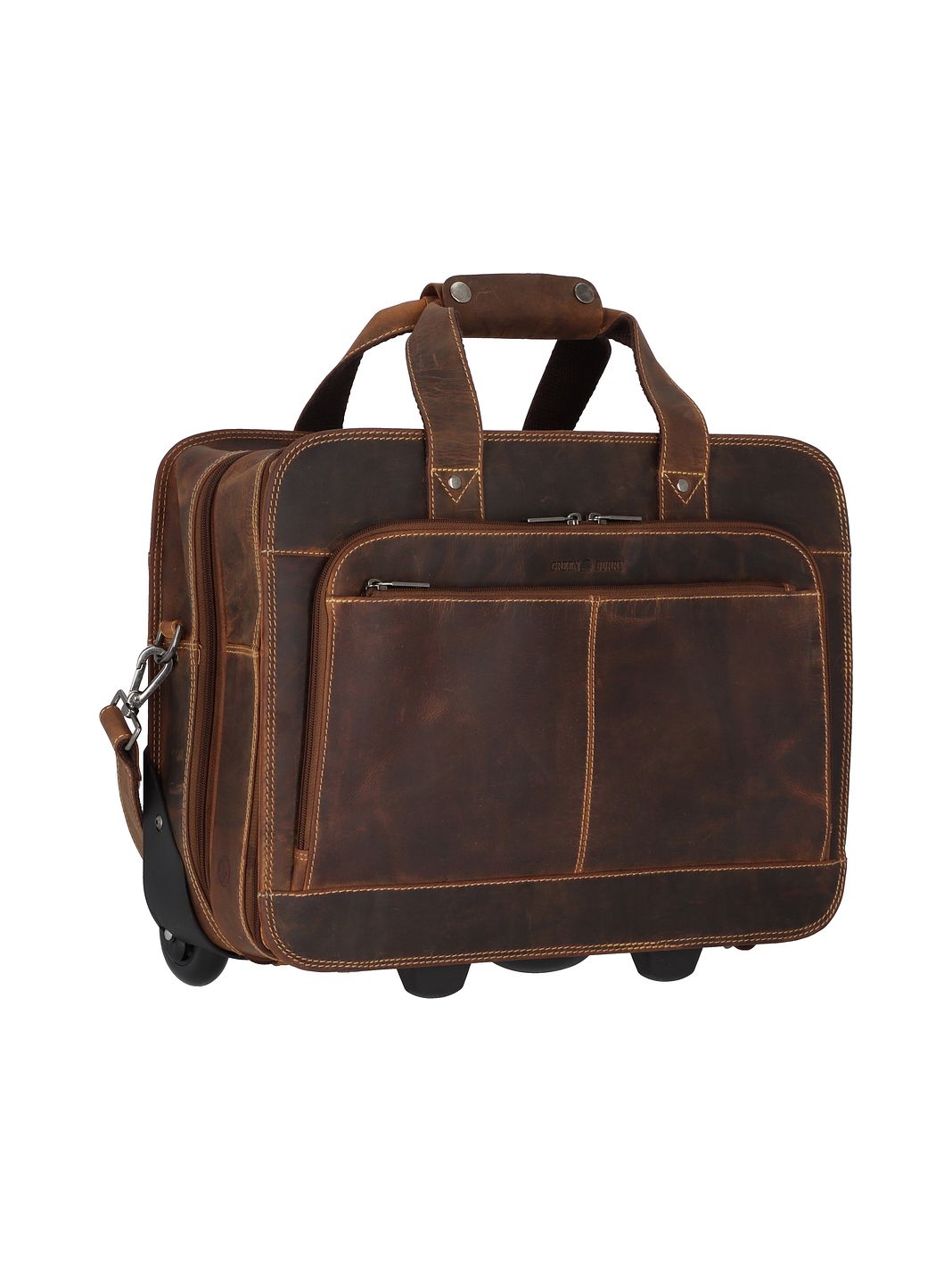 Greenburry Vintage 2 ruote Trolley business 33 cm Vano porta PC Greenburry Vintage 2 ruote Trolley business 33 cm Vano porta PC