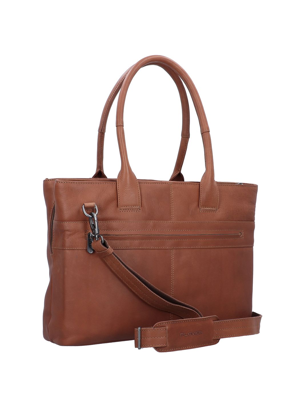 Plevier Structure Antilla Borsa a spalla Protezione RFID Vera Pelle 40 cm Vano porta PC Plevier Structure Antilla Borsa a spalla Protezione RFID Vera Pelle 40 cm Vano porta PC
