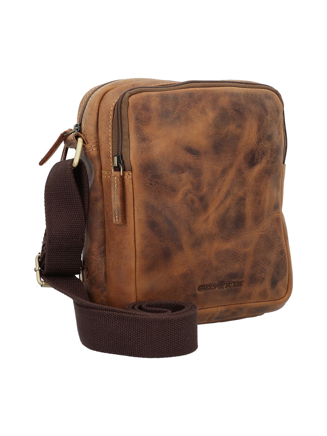 Greenburry Vintage Crossbody taske Læder 20 cm