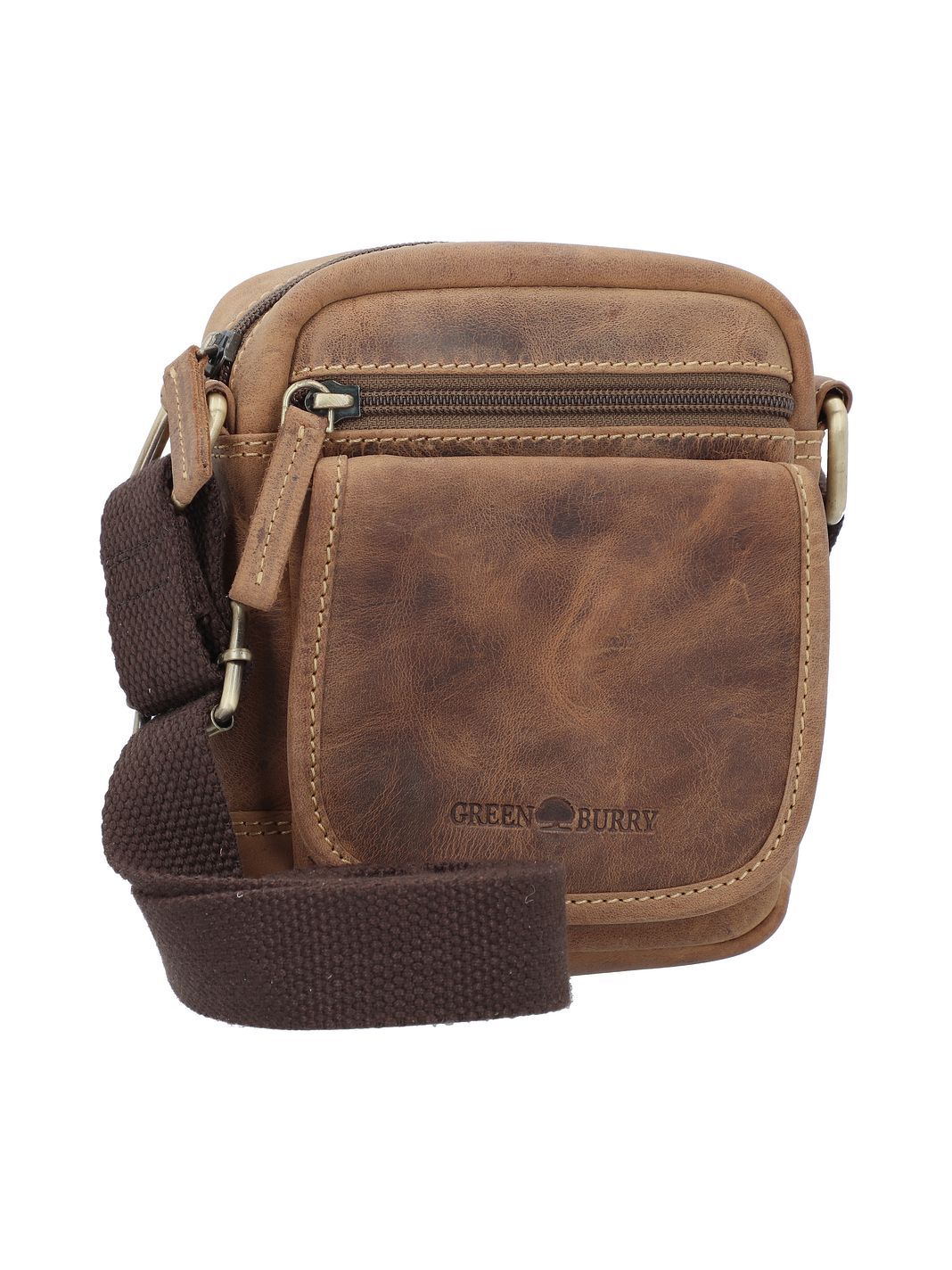 Greenburry Vintage Crossbody taske Læder 13 cm Greenburry Vintage Crossbody taske Læder 13 cm