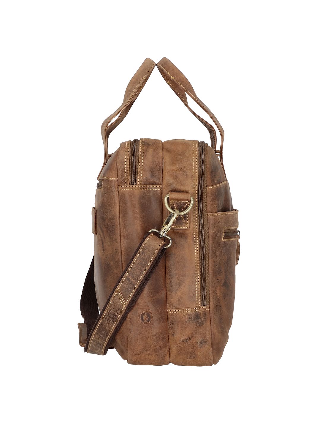 Greenburry Vintage Valigetta Vera Pelle 42 cm Vano porta PC Greenburry Vintage Valigetta Vera Pelle 42 cm Vano porta PC
