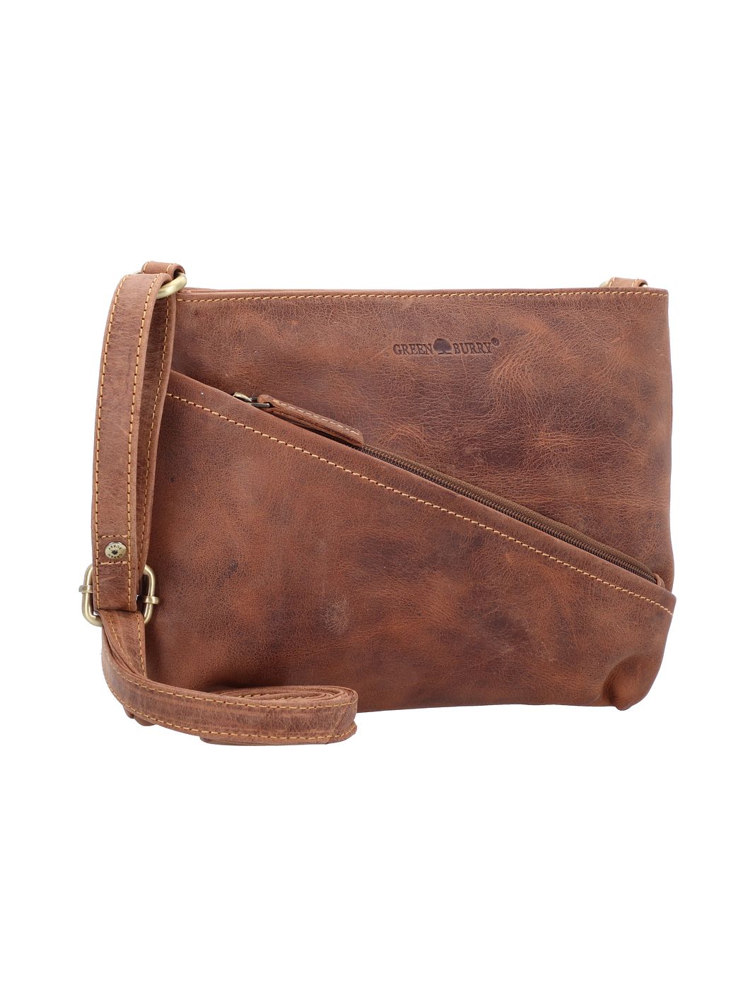 Greenburry Vintage Crossbody taske Læder 25 cm