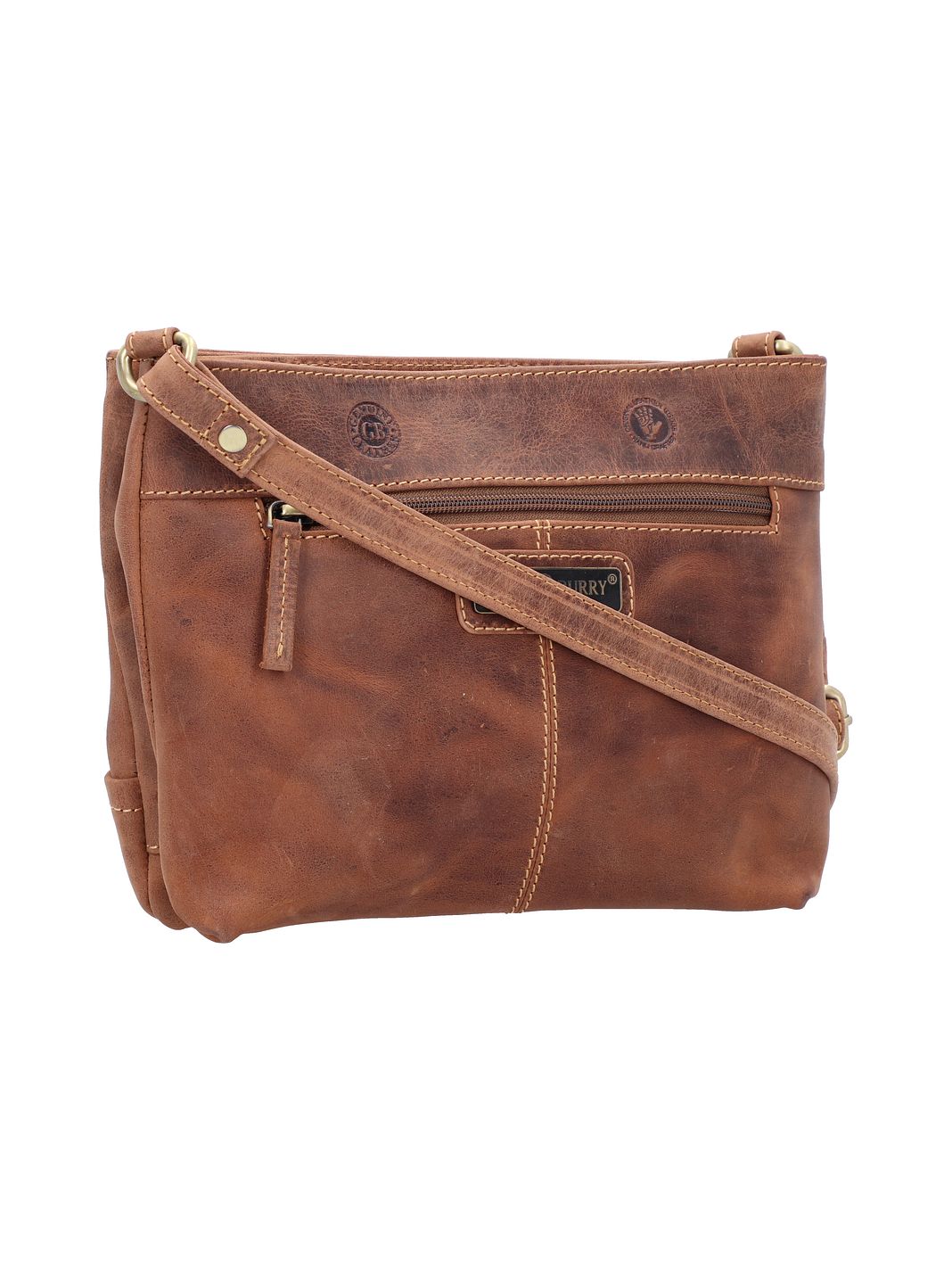 Greenburry Vintage Crossbody taske Læder 25 cm