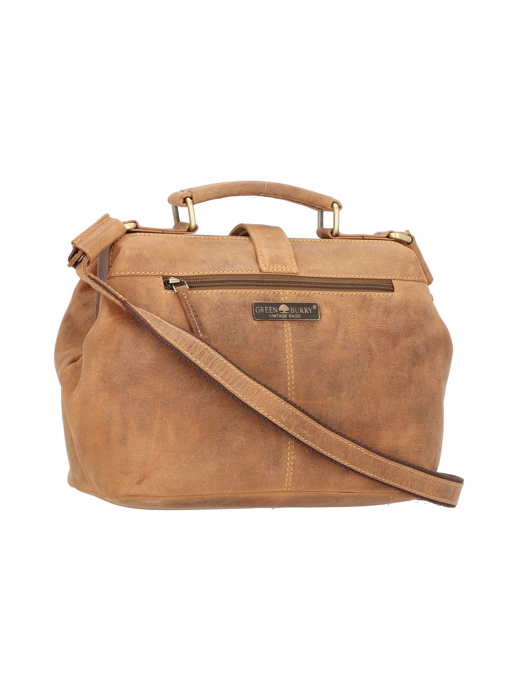 Greenburry Vintage Håndtaske Læder 31 cm