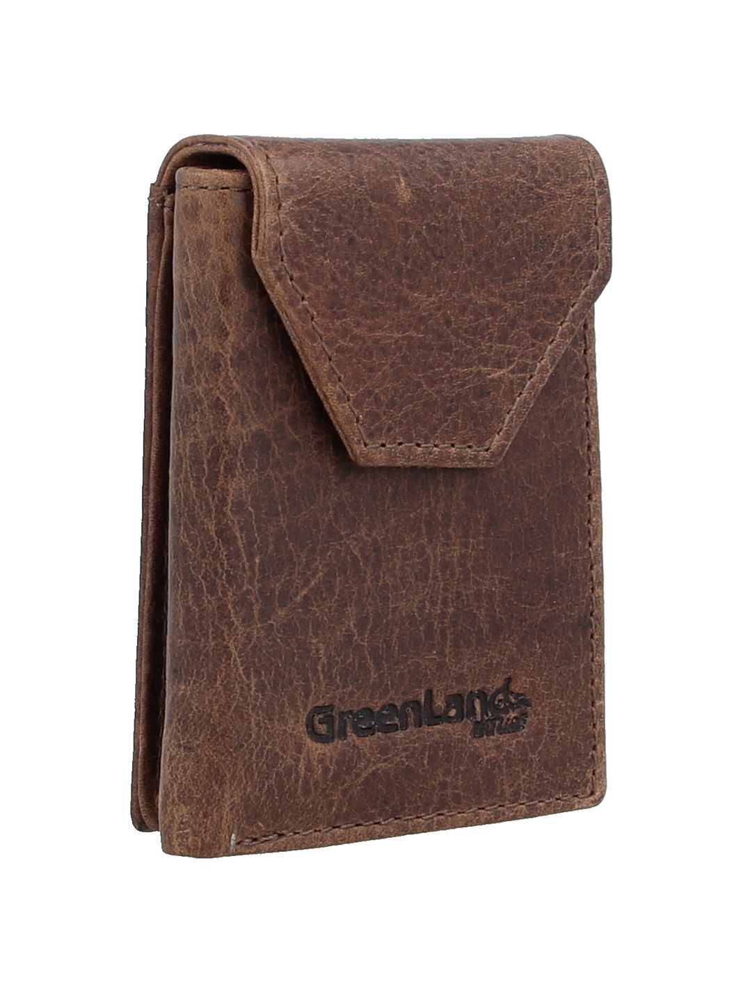 Greenland Nature Montana Portafoglio Protezione RFID Vera Pelle 9.5 cm Greenland Nature Montana Portafoglio Protezione RFID Vera Pelle 9.5 cm