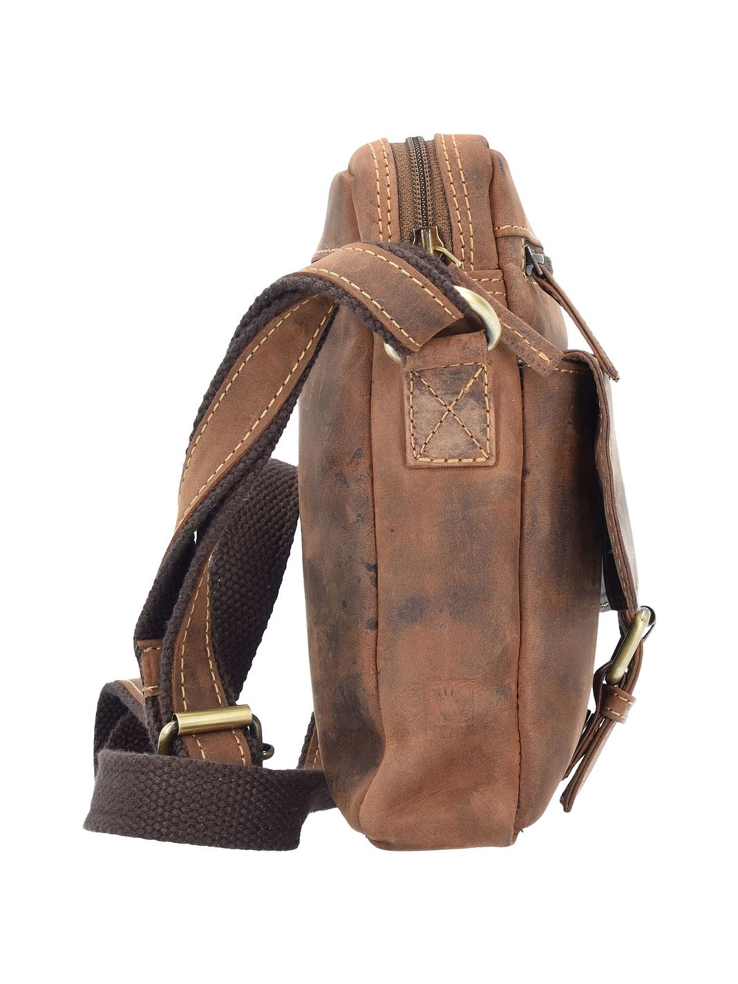 Greenburry Vintage Borsa a tracolla Vera Pelle 20 cm Greenburry Vintage Borsa a tracolla Vera Pelle 20 cm