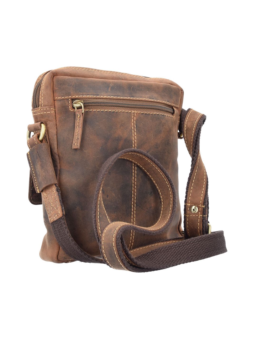 Greenburry Vintage Borsa a tracolla Vera Pelle 20 cm Greenburry Vintage Borsa a tracolla Vera Pelle 20 cm