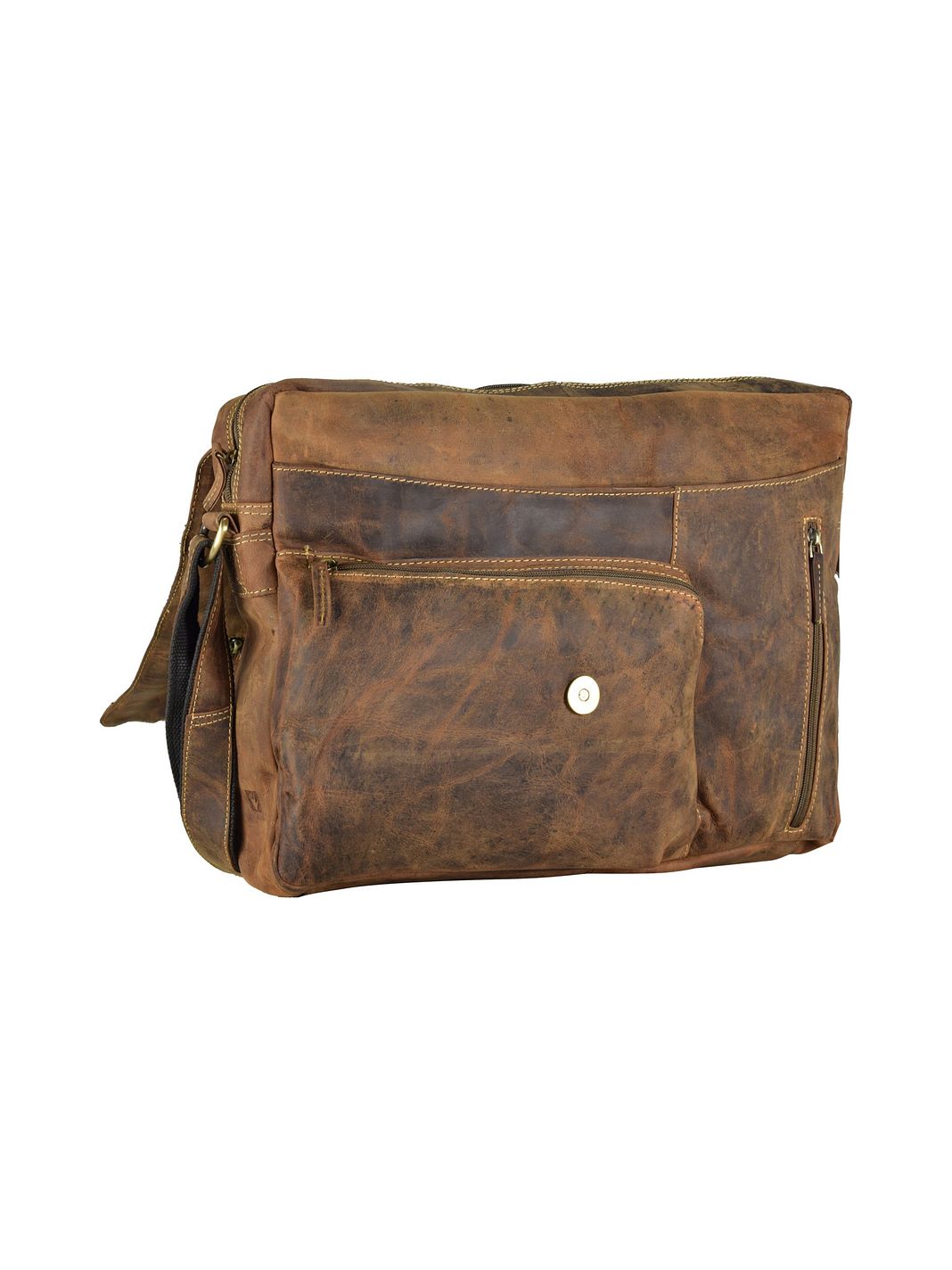 Greenburry Vintage Crossbody taske Læder 40 cm