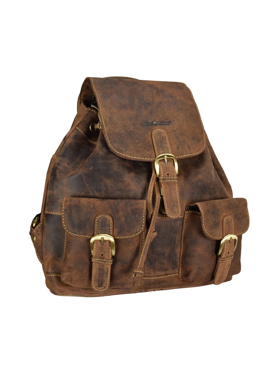 Greenburry Vintage Bolsos mochila Piel natural 35 cm