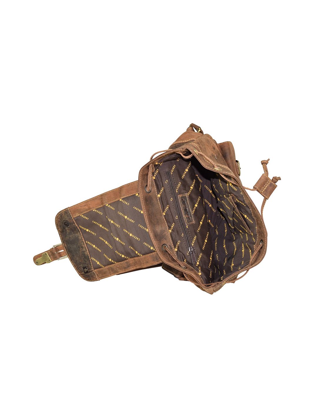 Greenburry Vintage Bolsos mochila Piel natural 35 cm