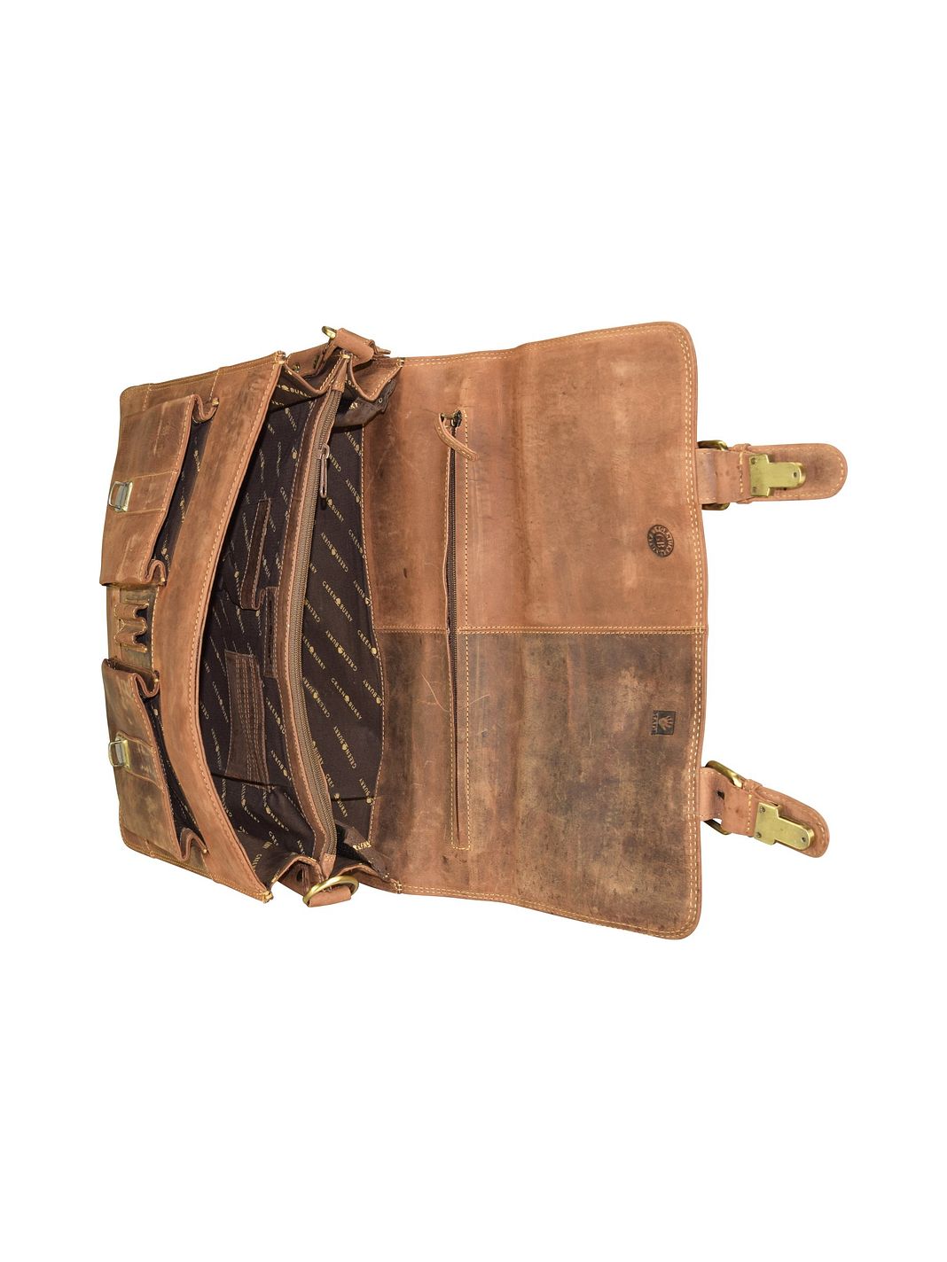 Greenburry Vintage Dokumenttaske Læder 40 cm Laptoprum