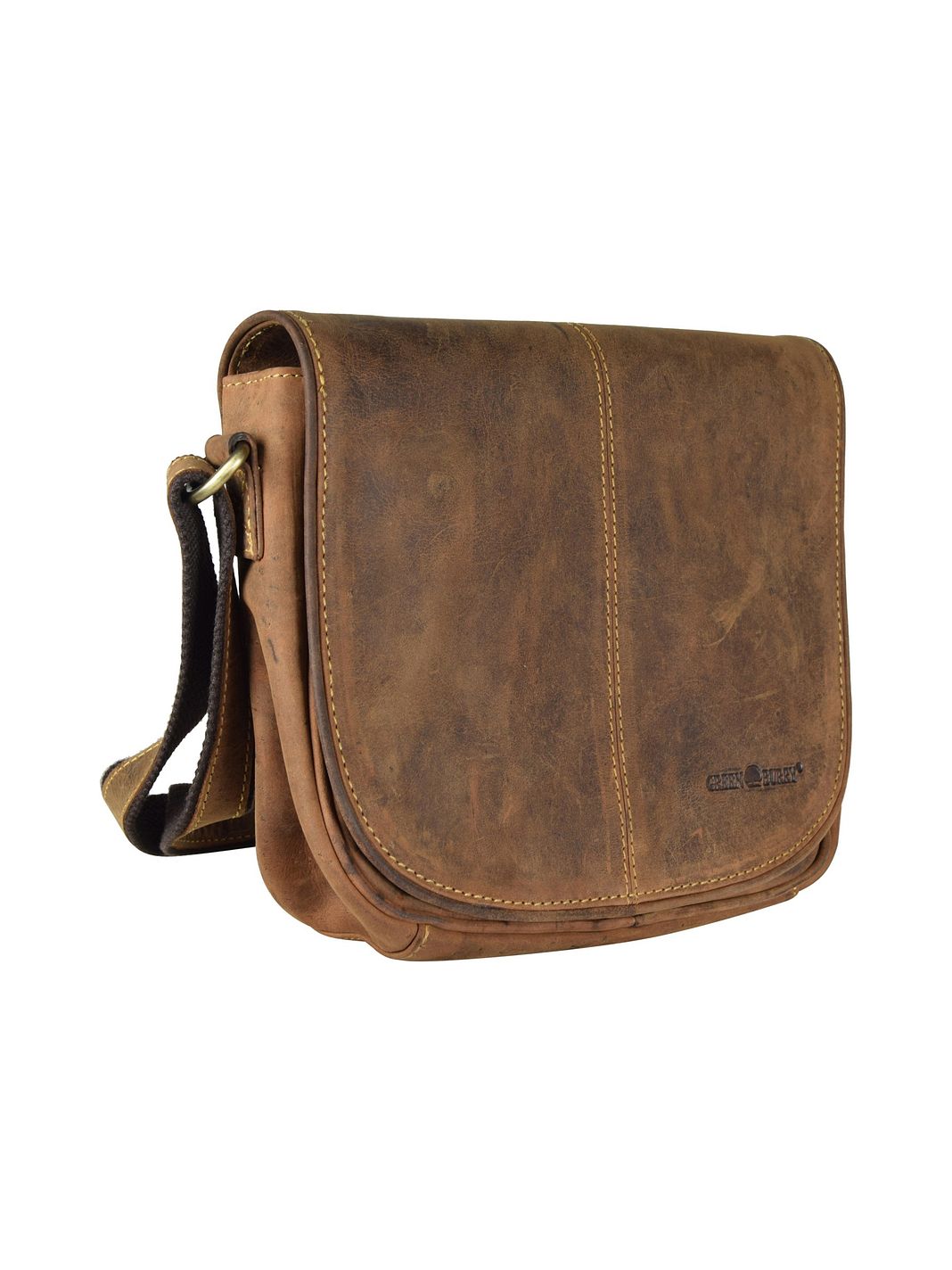 Greenburry Vintage Borsa a tracolla Vera Pelle 28 cm Greenburry Vintage Borsa a tracolla Vera Pelle 28 cm