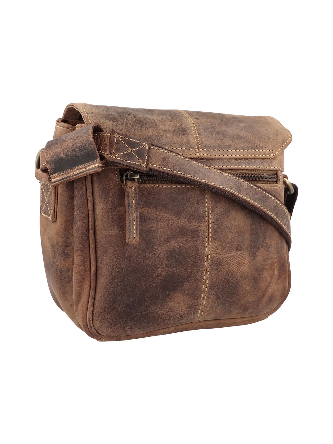 Greenburry Vintage Crossbody taske Læder 20 cm