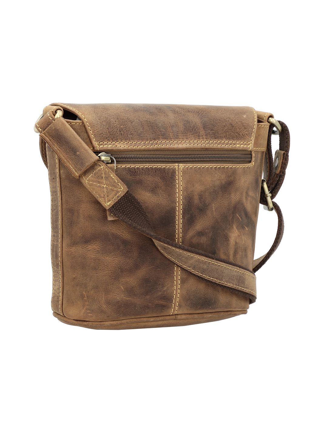 Greenburry Vintage Borsa a tracolla Vera Pelle 20 cm Greenburry Vintage Borsa a tracolla Vera Pelle 20 cm