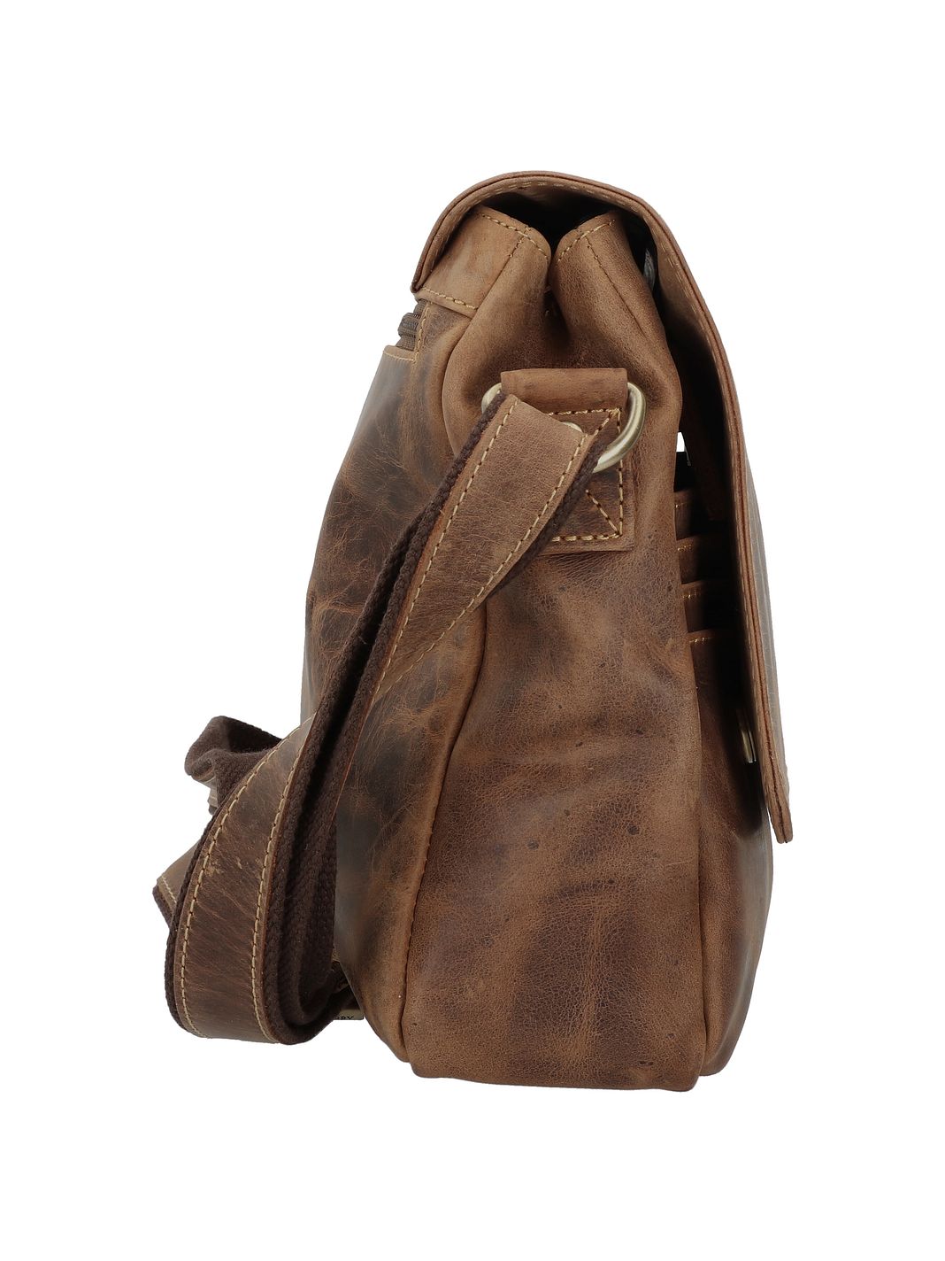 Greenburry Vintage Messengertaske Læder 34 cm Laptoprum