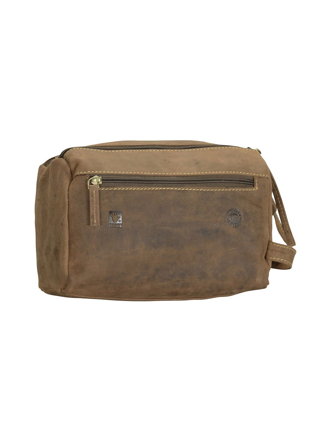 Greenburry Vintage Borsa da toilette Vera Pelle 23 cm Greenburry Vintage Borsa da toilette Vera Pelle 23 cm