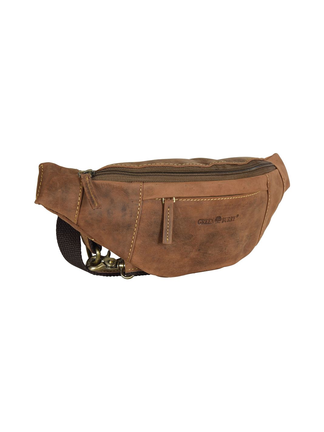 Greenburry Vintage Riñonera Piel natural 33 cm Greenburry Vintage Riñonera Piel natural 33 cm