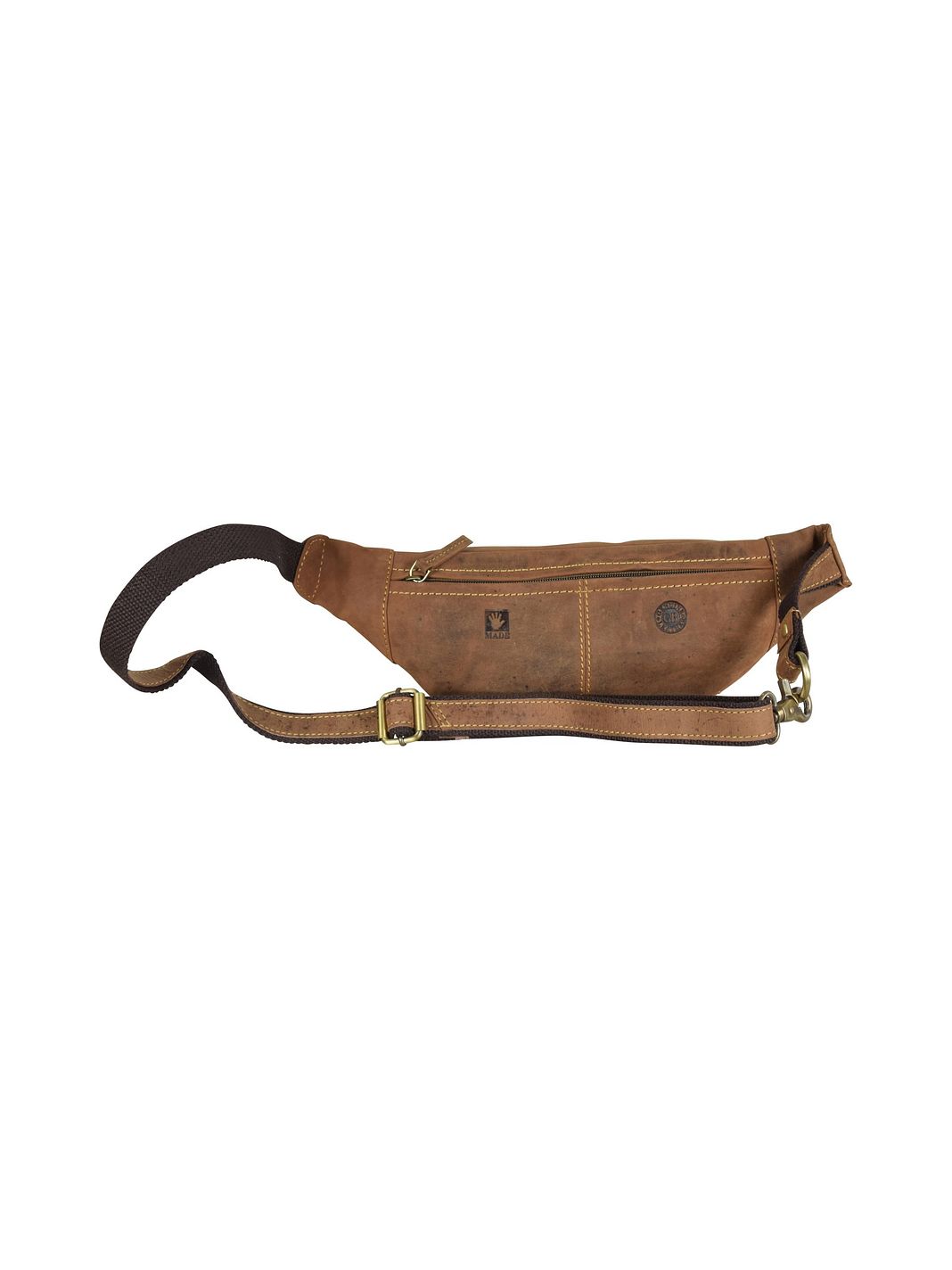 Greenburry Vintage Riñonera Piel natural 33 cm Greenburry Vintage Riñonera Piel natural 33 cm