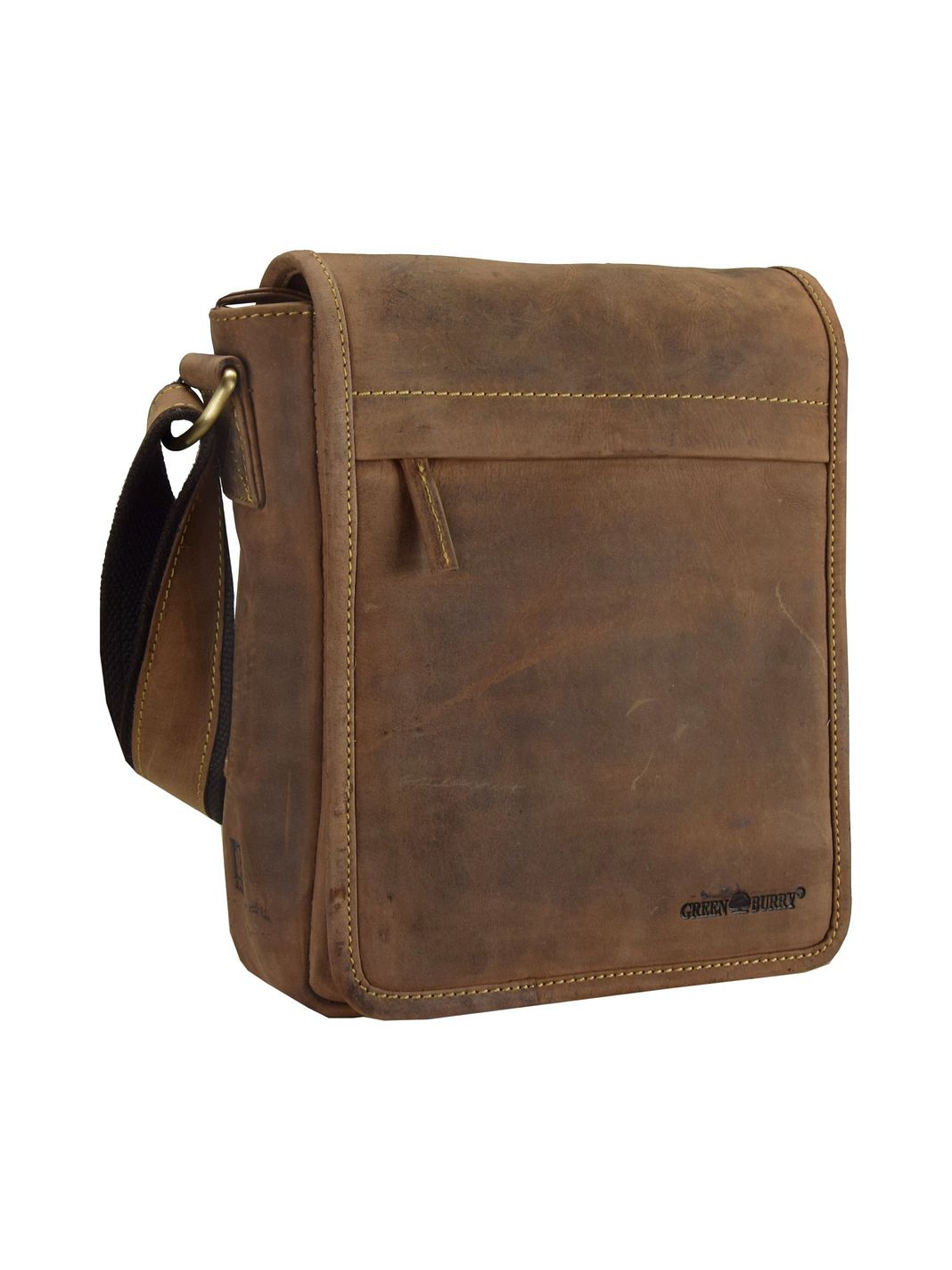 Greenburry Vintage Crossbody taske Læder 23 cm