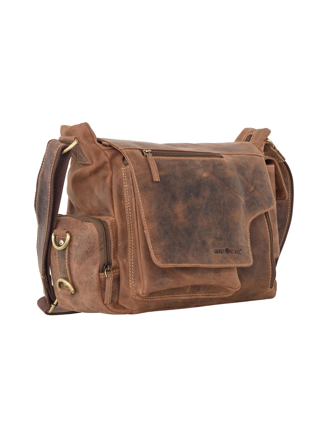 Greenburry Vintage Messaggero Vera Pelle 39 cm Greenburry Vintage Messaggero Vera Pelle 39 cm