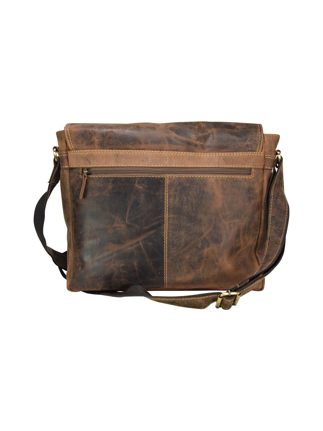 Greenburry Vintage Messengertaske Læder 35 cm