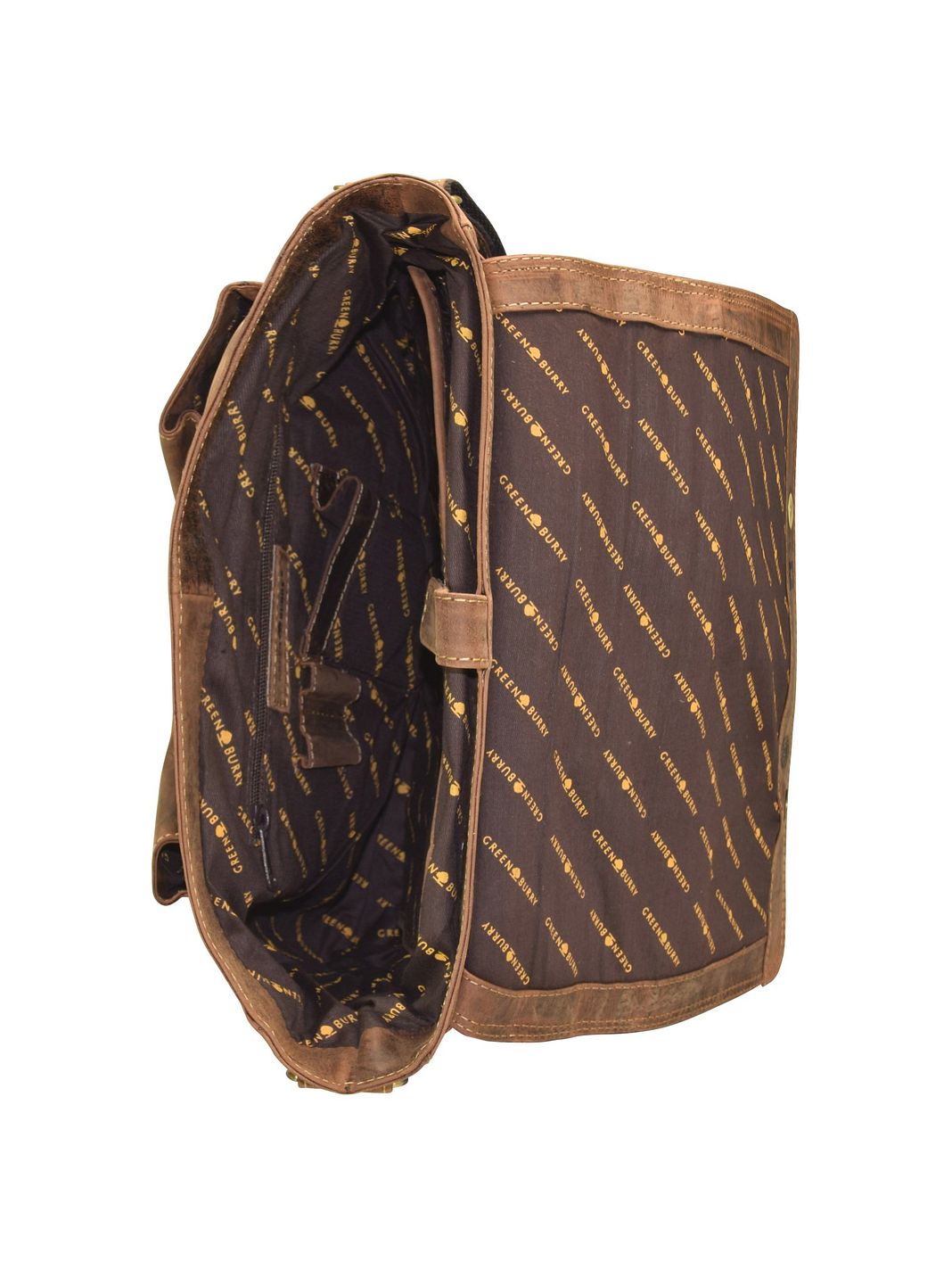 Greenburry Vintage Messengertaske Læder 35 cm