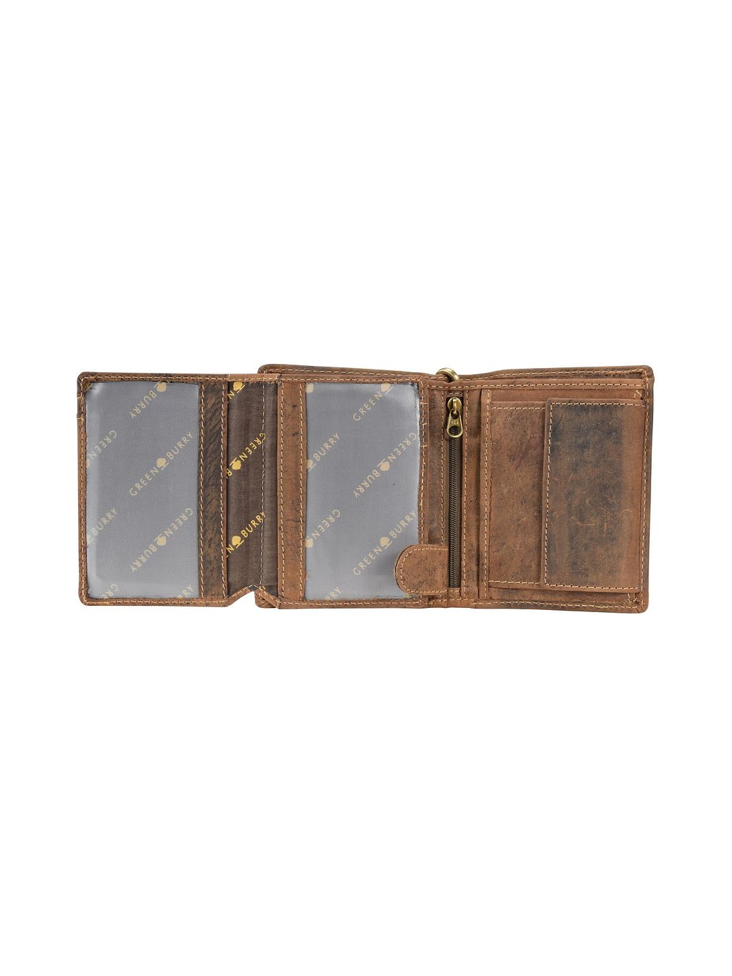 Greenburry Vintage Portafoglio Vera Pelle 12.5 cm