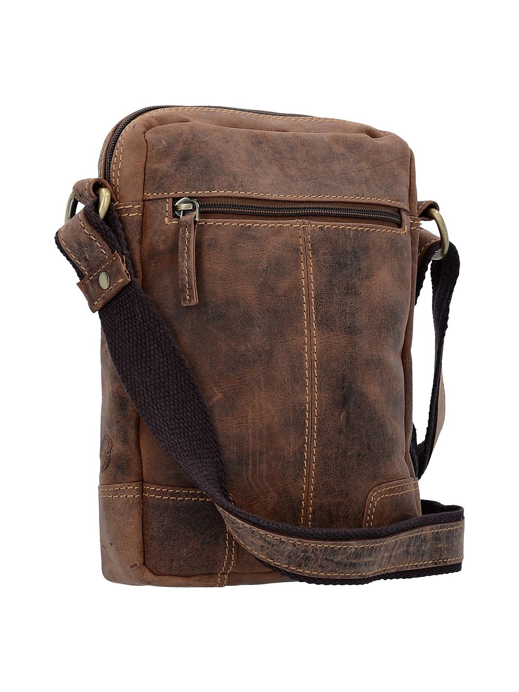 Greenburry Vintage Bolsa de hombro Piel natural 20 cm