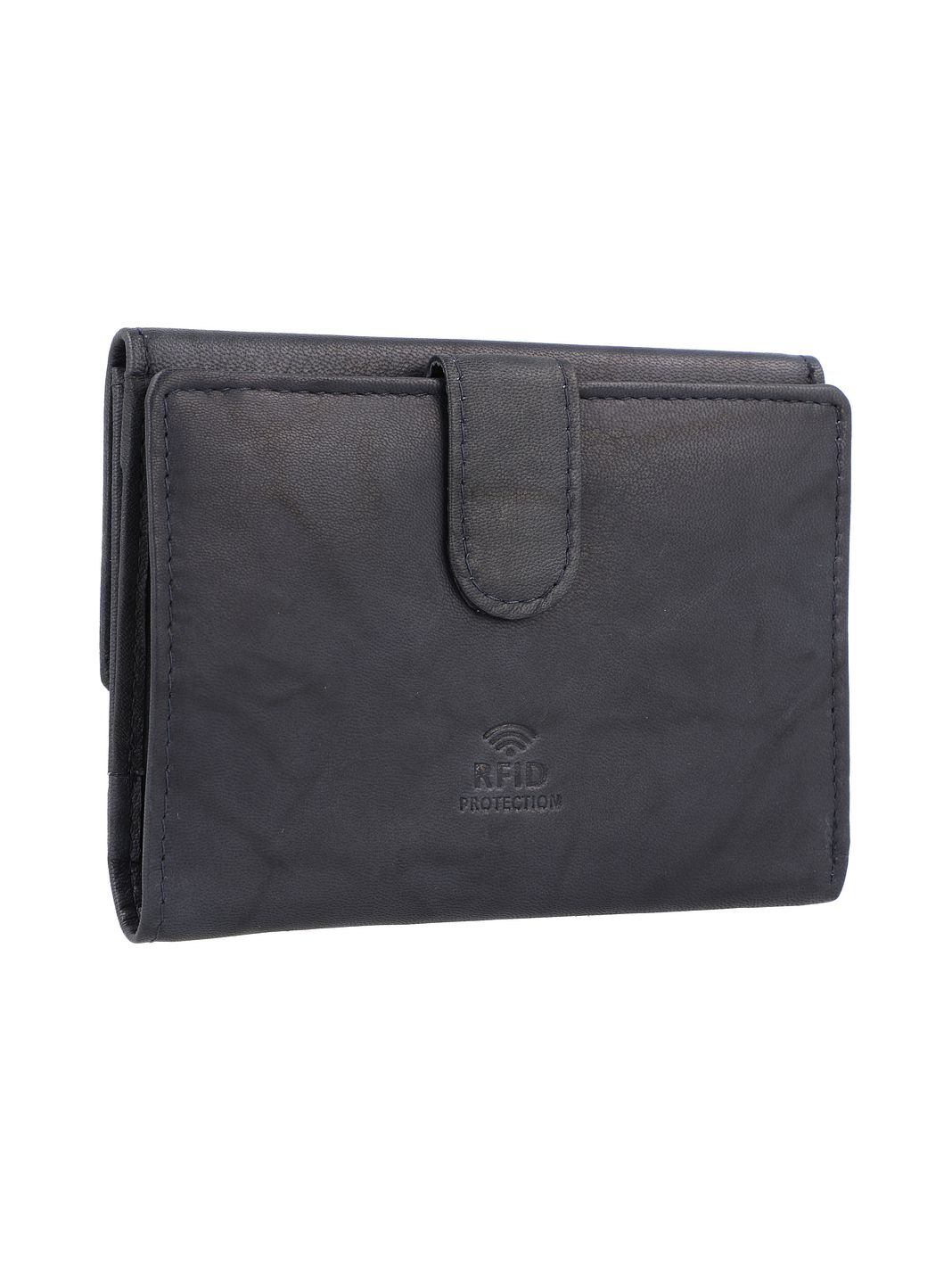 Greenburry Basic Portafoglio Protezione RFID Vera Pelle 13 cm Greenburry Basic Portafoglio Protezione RFID Vera Pelle 13 cm