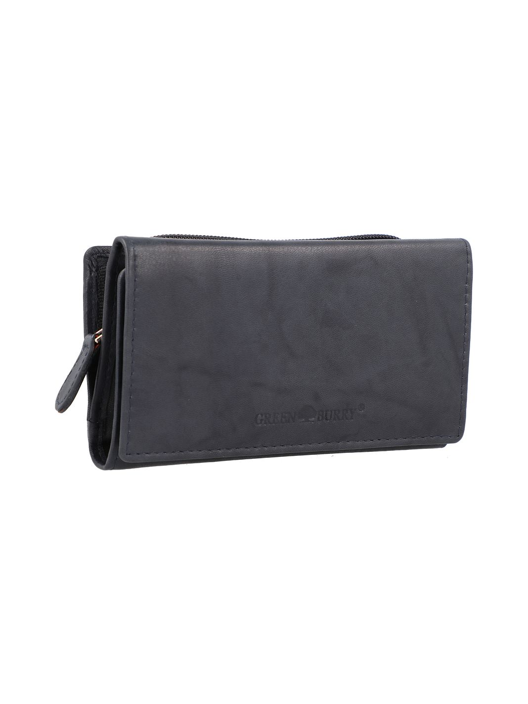Greenburry Basic Portafoglio Protezione RFID Vera Pelle 14 cm Greenburry Basic Portafoglio Protezione RFID Vera Pelle 14 cm