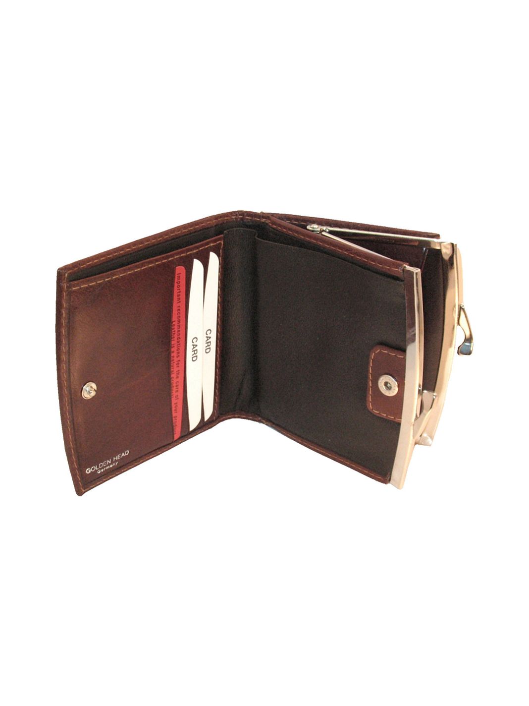 Golden Head Colorado Portafoglio Protezione RFID Vera Pelle 10 cm Golden Head Colorado Portafoglio Protezione RFID Vera Pelle 10 cm