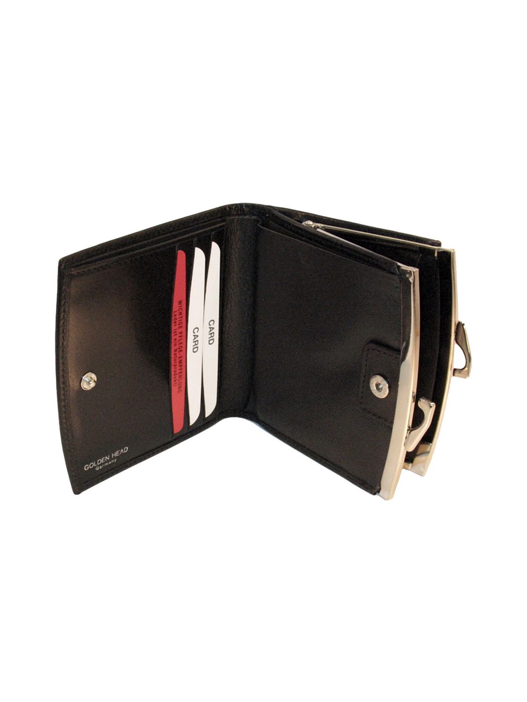 Golden Head Colorado Portafoglio Protezione RFID Vera Pelle 10 cm Golden Head Colorado Portafoglio Protezione RFID Vera Pelle 10 cm