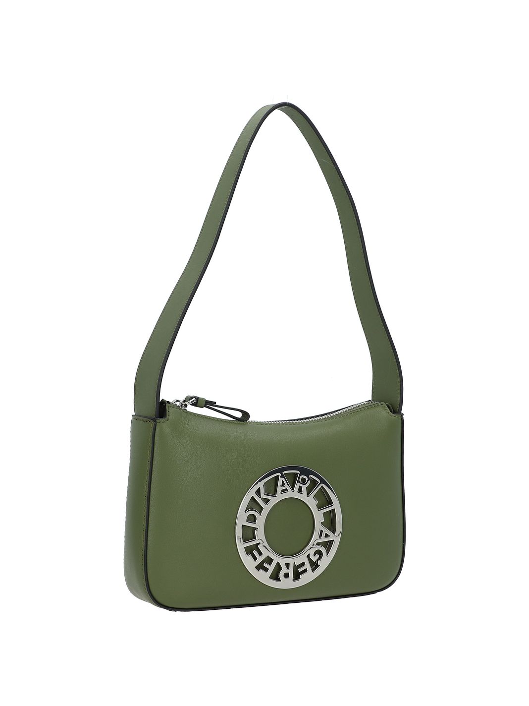 Karl Lagerfeld Disk Borsa a spalla Vera Pelle 23 cm Karl Lagerfeld Disk Borsa a spalla Vera Pelle 23 cm