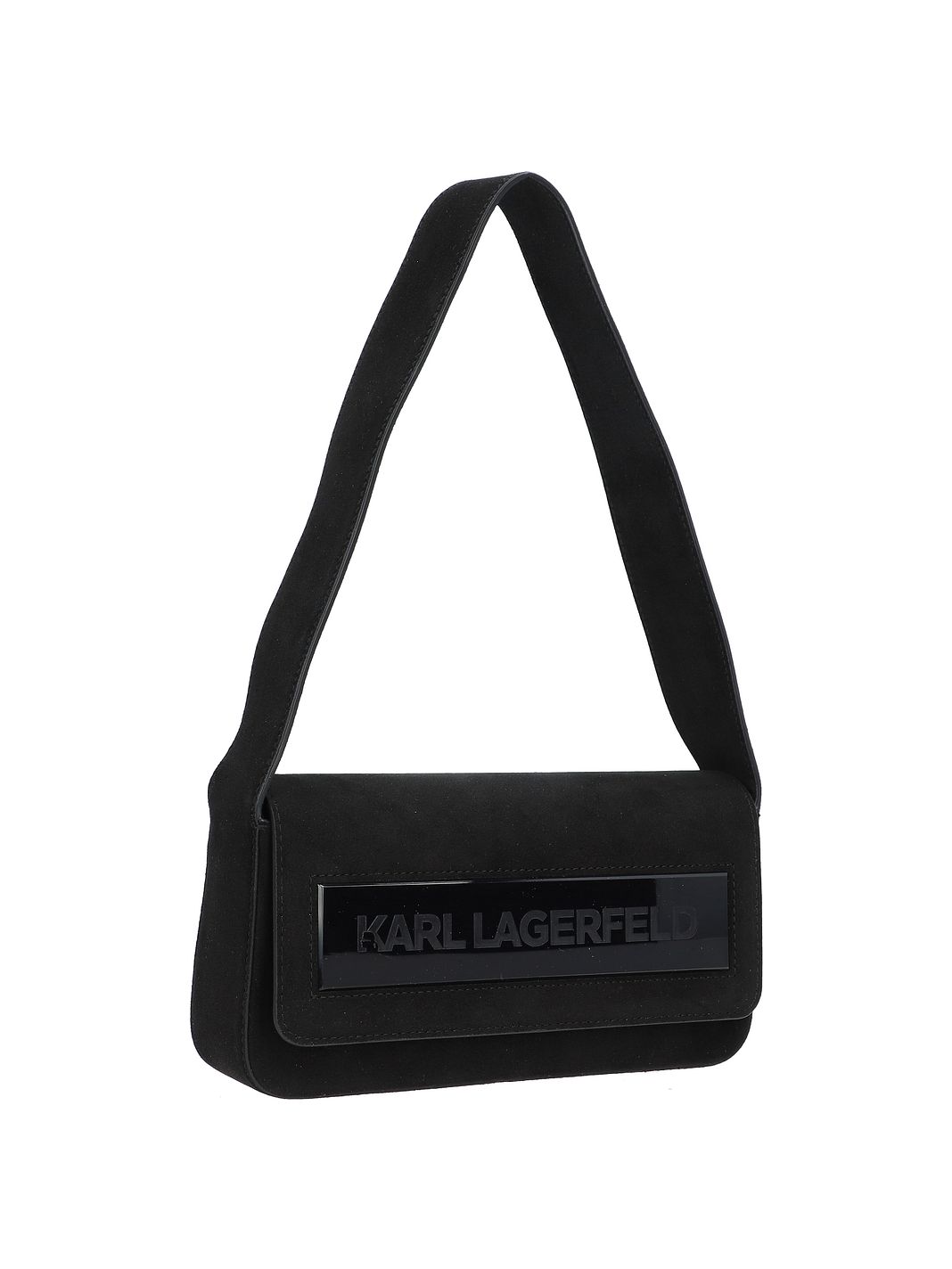 Karl Lagerfeld Essential Borsa a spalla Vera Pelle 24 cm