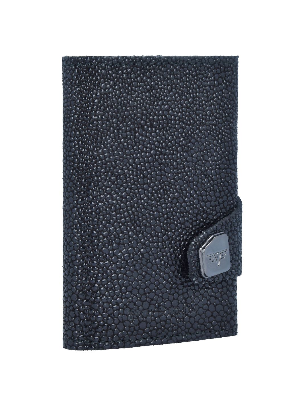 Tru Virtu Click & Slide Custodia per carta di credito Protezione RFID Vera Pelle 6.5 cm