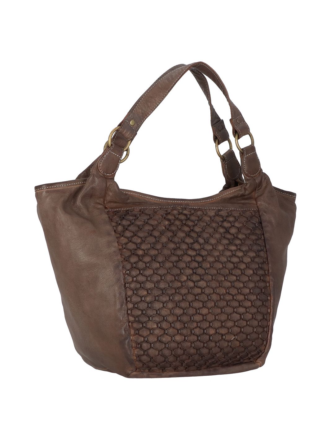 Greenland Nature Femi & Nine Borsa a spalla Vera Pelle 38 cm Greenland Nature Femi & Nine Borsa a spalla Vera Pelle 38 cm